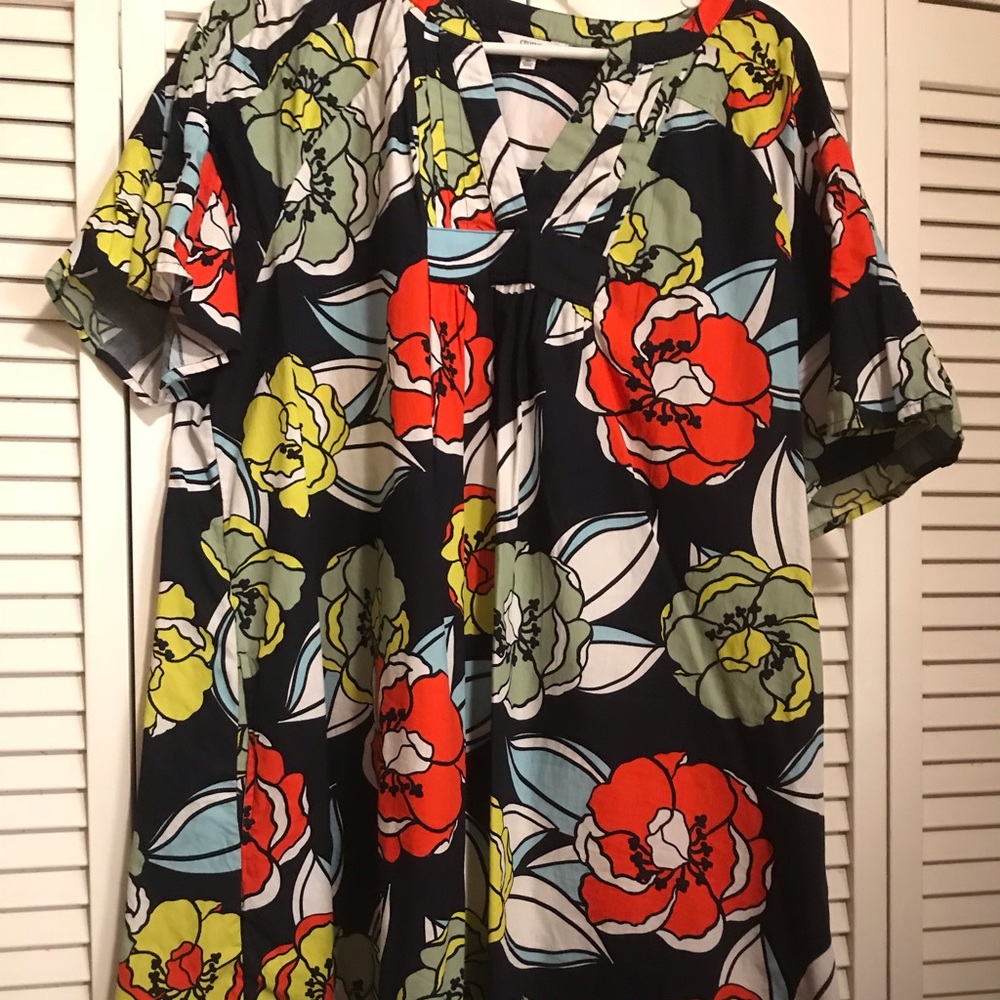 Crown and Ivy - Navy Dress with Pockets